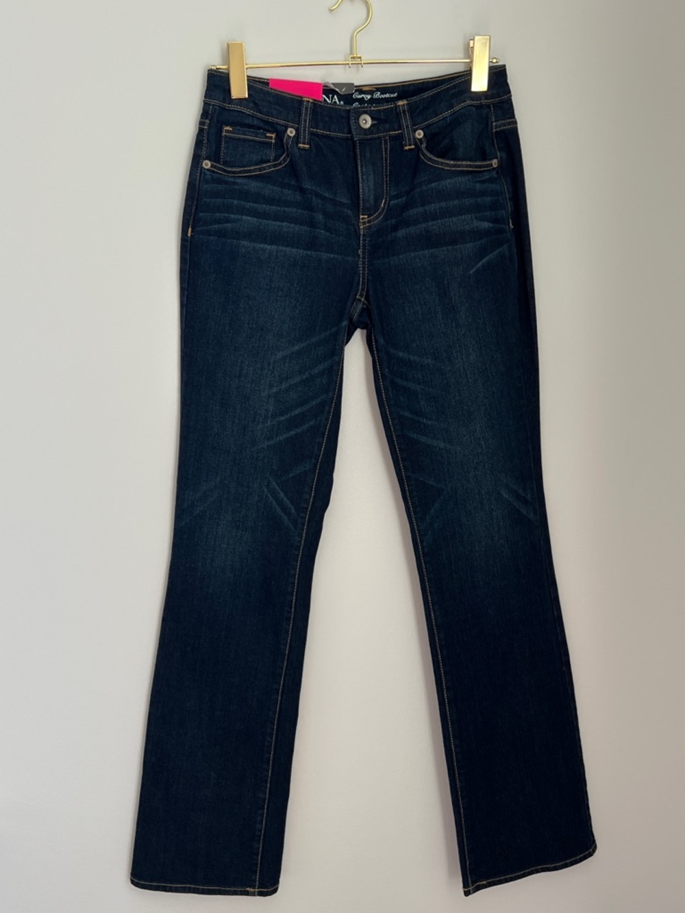 Merona | Dark Indigo Curvy Bootcut Classic Denim Jeans 014081757 NWT Size 2